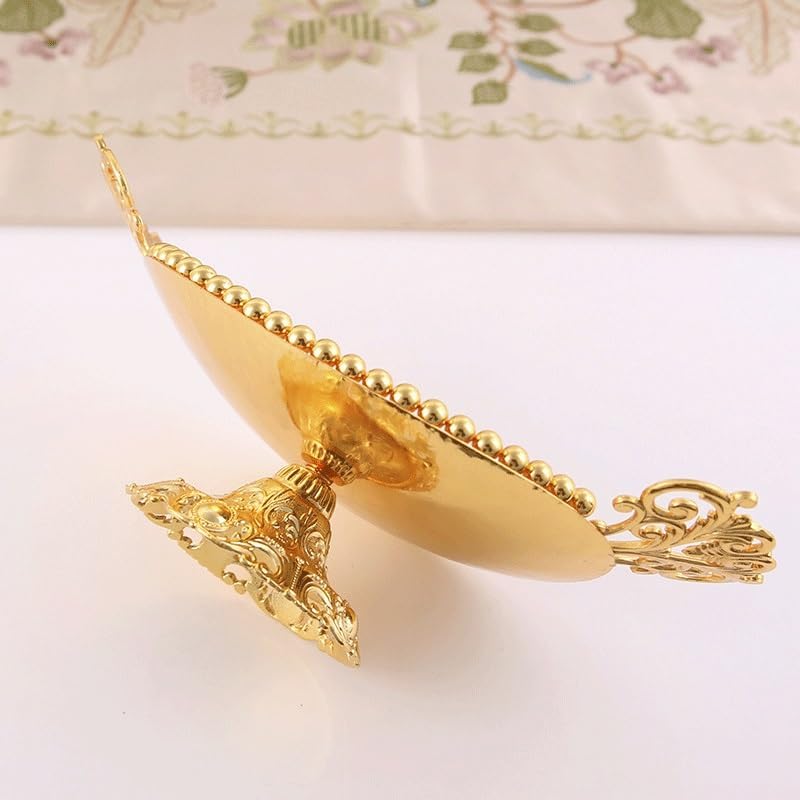 JSEIAJB 【今川】 オーバルアイアンアートホーム実用装飾クリエイティブ高級フルーツトレイ合金工芸品