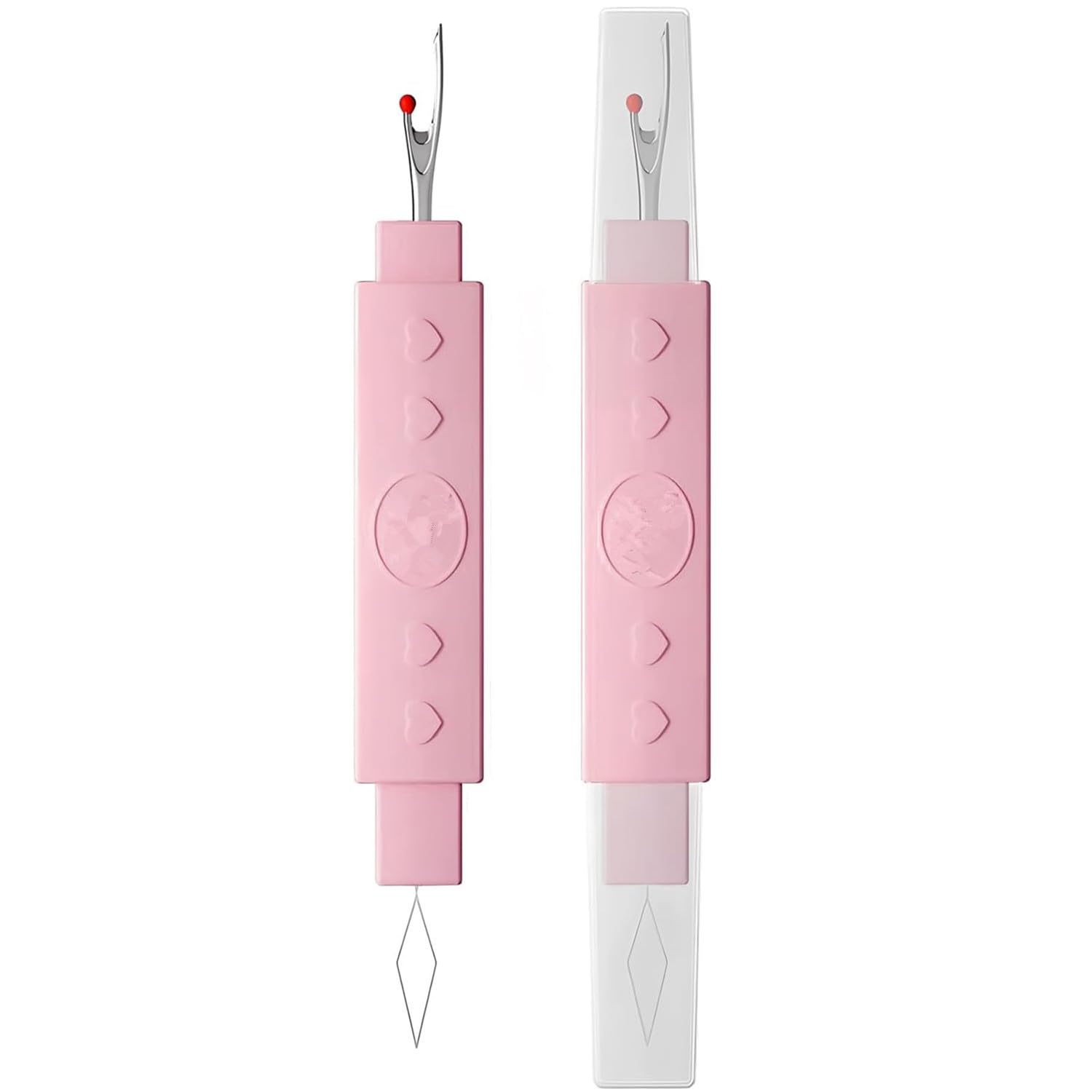 Needle Threader,2 in 1 Needle Threaders for Hand Sewing,Seam Ripper for Sewing,Automatic Needle Threader for Hand Sewing,Embroidery,Cross-Stitch Crafts