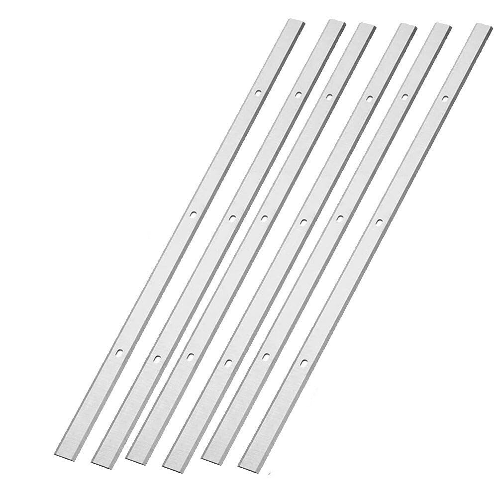 6 sztuk ostrza do strugarki 1/3 "-1/2" Cal podwójna krawędź stal szybkotnąca przenośne ostrza do strugarki do narzędzi tnących Metabo DH330 DH316