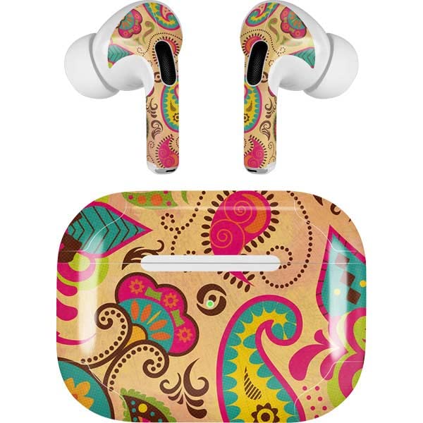 Skinit Decal Audio Skin Compatible with Apple AirPods Pro (2rd Gen, 2022) - Skinit Originally Designed Colorful Mind Design