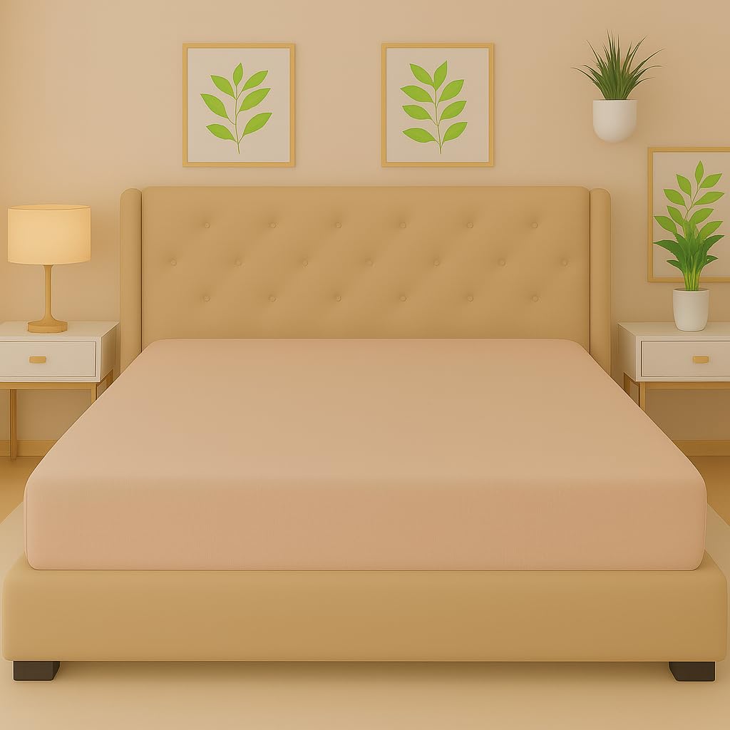 Nightzone Latte Night Zone Flannelette Fitted Sheets 100% Brushed Cotton 25 Cm Deep Fitted Bed Sheet (, King)