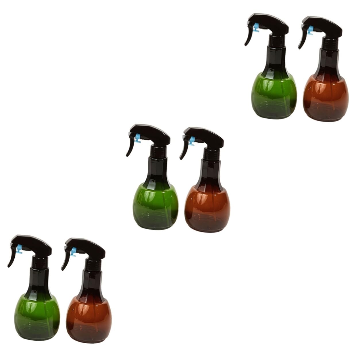 POPETPOP 6stücke Sprühflaschen Für Friseure Automatischer Hochdruck-sprayer Für Und Gartenbewässerung Braun Und Grün Nachfüllbar Für Salon Und Zuhause