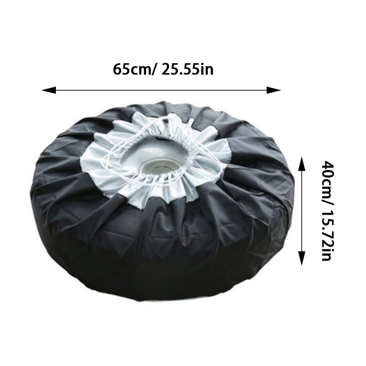 Cubierta de Neumático para Rueda de Coche 65cm 4 Piezas