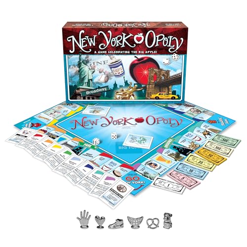 Late for The Sky New York Opoly juego de mesa familiar miniatura 2