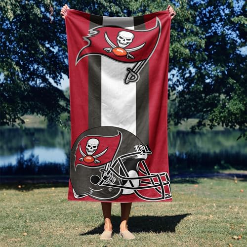 Image of Northwest NFL Tampa Bay Buccaneers Unisex-Adult Beach Towel, 30 inch x 60 inch, Zone Read