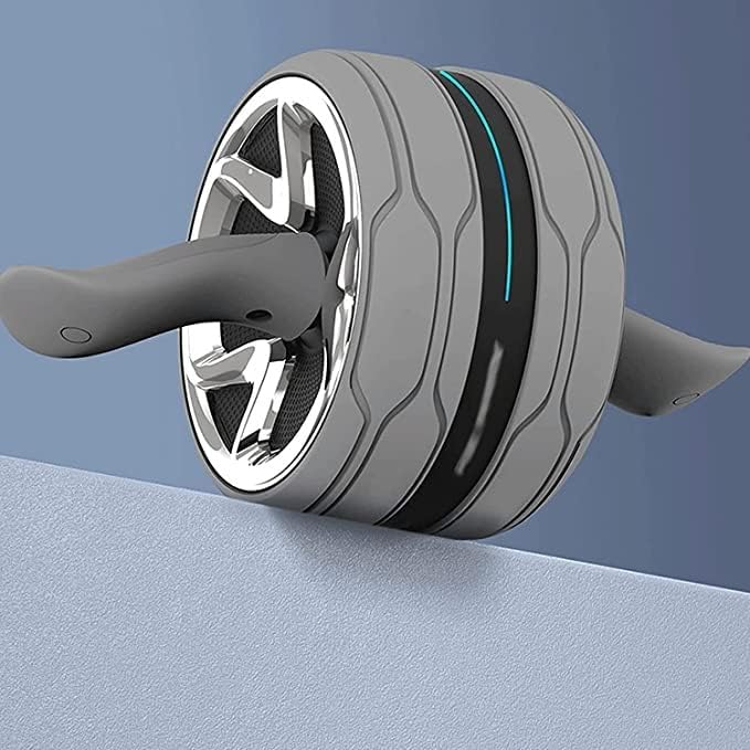 Miniatura 3 de Rodillo abdominal para entrenamiento abdominal, equipo de ejercicio de rueda de rodillo abdominal para entrenamiento central, rueda de rodillo