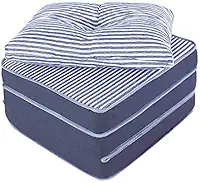 Puff Colchonete Dobrável/Sofa 3 em 1 + Travesseiro Solteiro BF Colchões