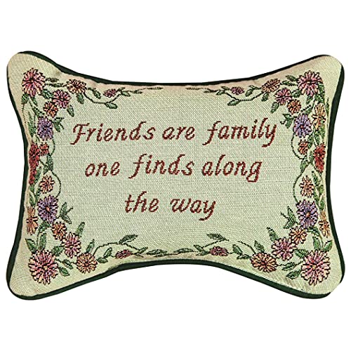 Manual 12.5x8.5 Decorative Throw Pillow Friends Are Family