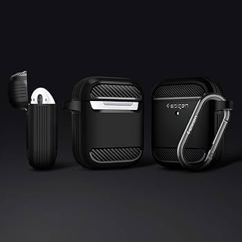 Apple AirPods 第二世代ワイヤレス充電 ＊spigenケース付き 61ER7O4ns1L._AC_UF350,