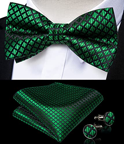 Image of DiBanGu Paisley Bow Tie and Supenders for Men Tuxedo Heavy Duty 6 Clips Suspender Adjustable Y-Shape Mens Trouser Braces