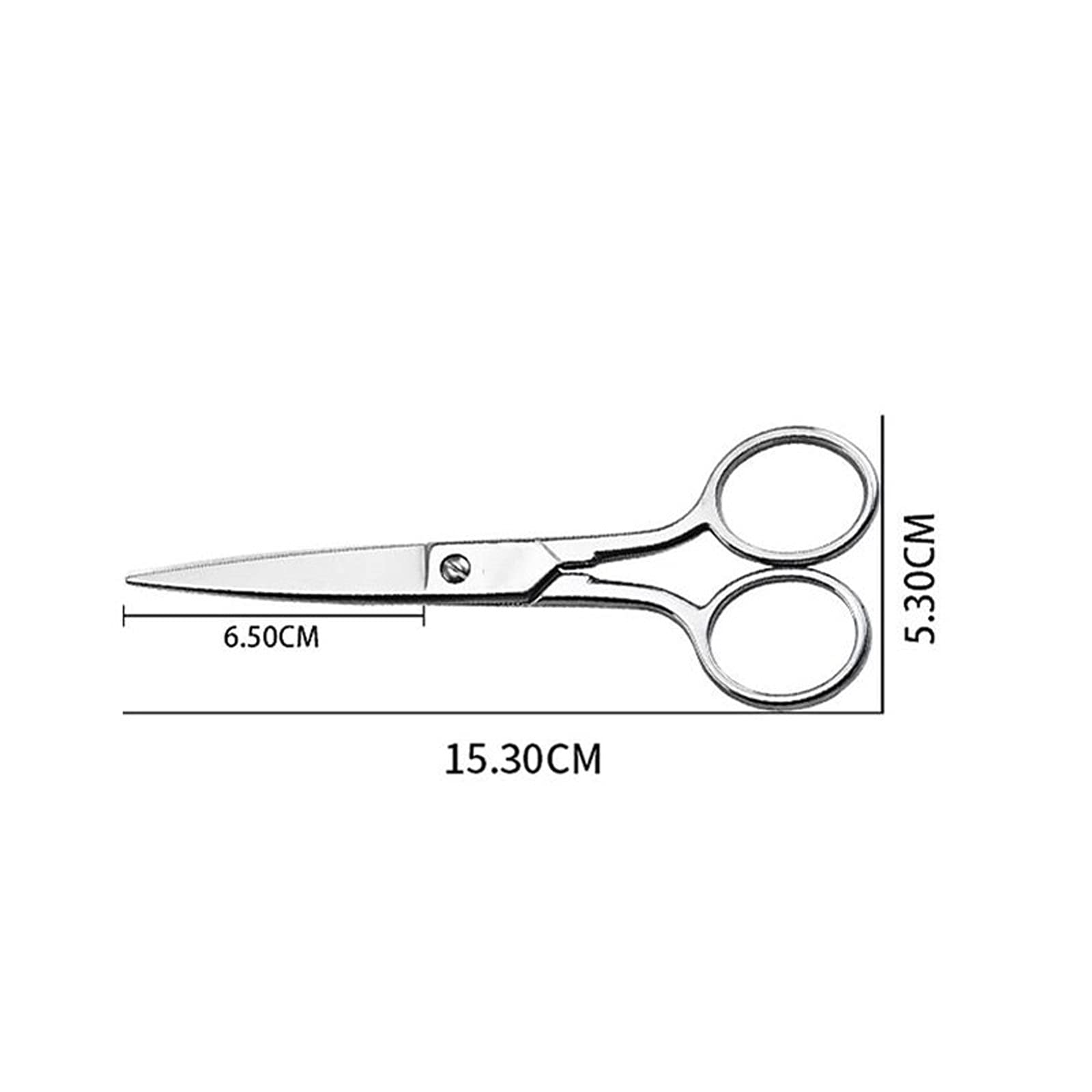 Tijeras de cocina Tijeras de costura, Tijeras de acero inoxidable, Tijeras profesionales para cortar y acolchar telas con facilidad
