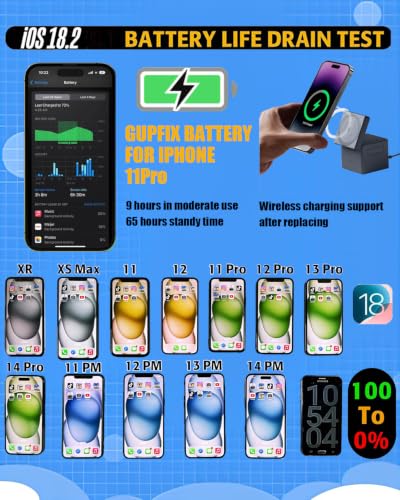 Image of Battery for iPhone 11Pro with Full Remove Tool Kits