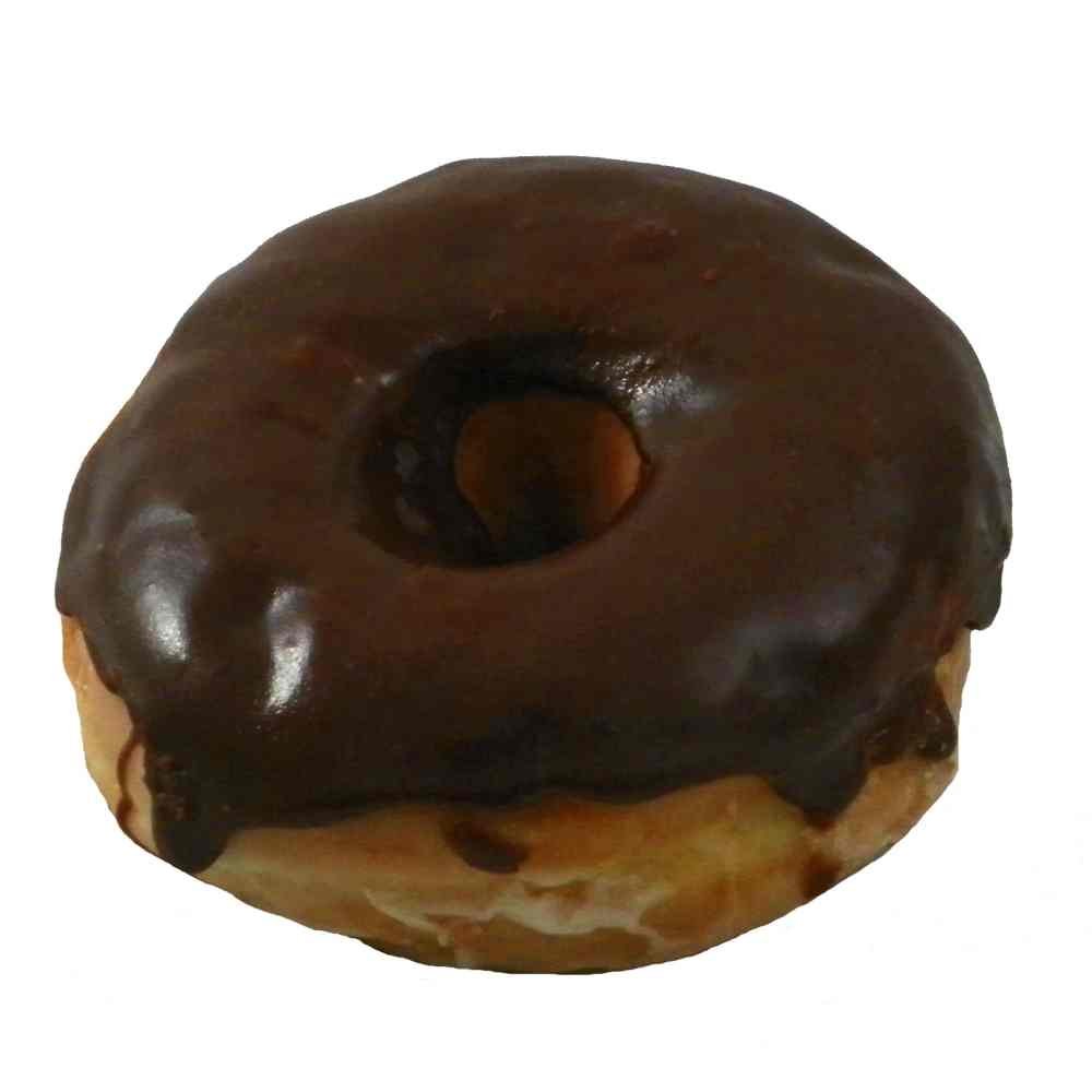 Prairie City Bakery Classic Chocolate Glazed Yeast Donut, 18 Ounce -- 6 per case.