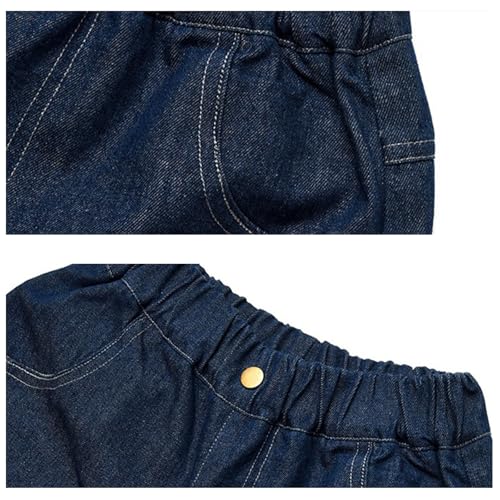 Girls Loose Jeans 2025 Girls Loose Jeans Spring Summer and Autumn New Models for Middle and Large Children Retro Wide4