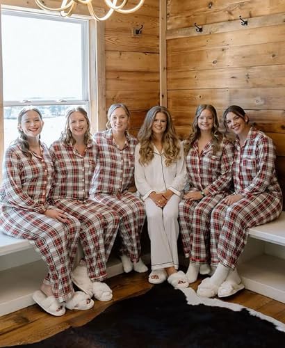 Image of Women's Pajama Sets Long Sleeve Sleepwear Button Up Shirt With Pajama Pants Soft Pjs Lounge Sets