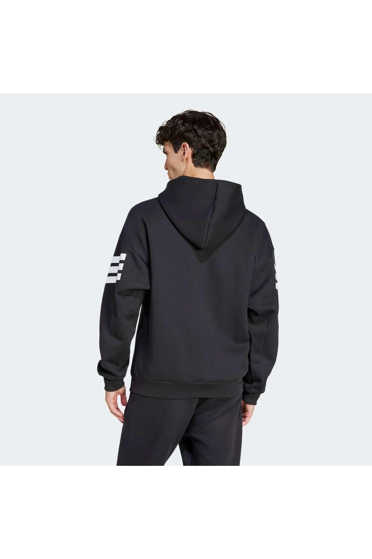 adidas Herren Future Icons Three Stripes Full-Zip Hoodie Kapuzen-Oberteil (1er Pack)