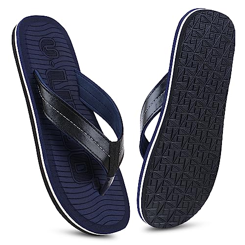 Image of URJO LM 102 Men's Slippers /FlipFlops Lightweight Super Flexible Arch Support Durable Anti Skid & Stylish Dailywear Slippers /FlipFlops for Men
