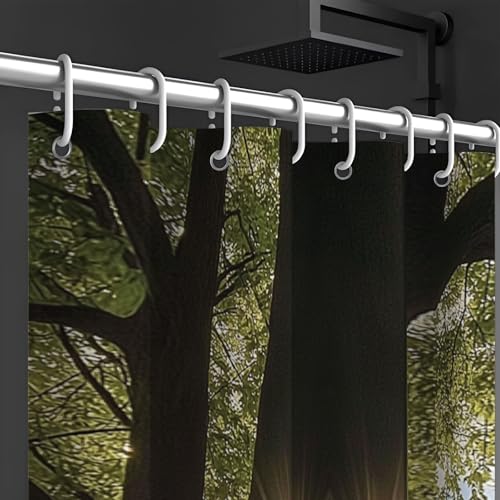 Rideau de douche imperméable en polyester de qualité supérieure