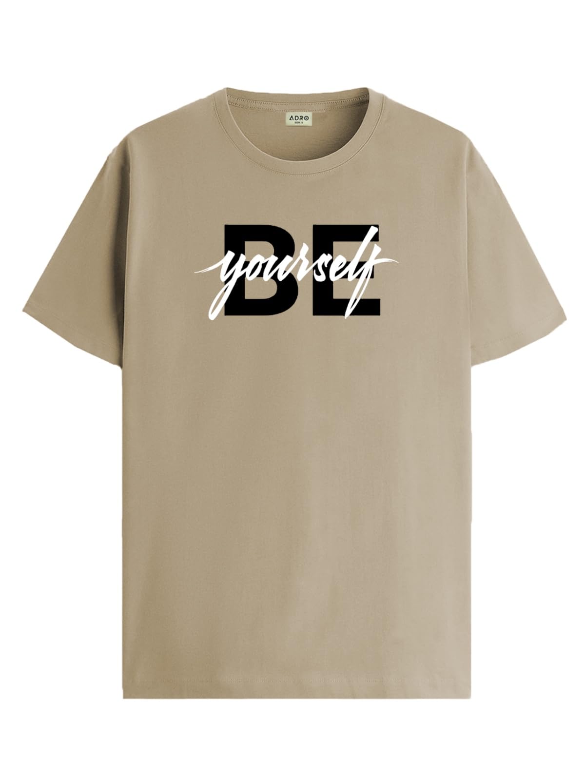 ADRO Tshirt for Men | Printed T Shirt for Men | 100% Cotton Regular Fit T-Shirt |Printed T Shirt