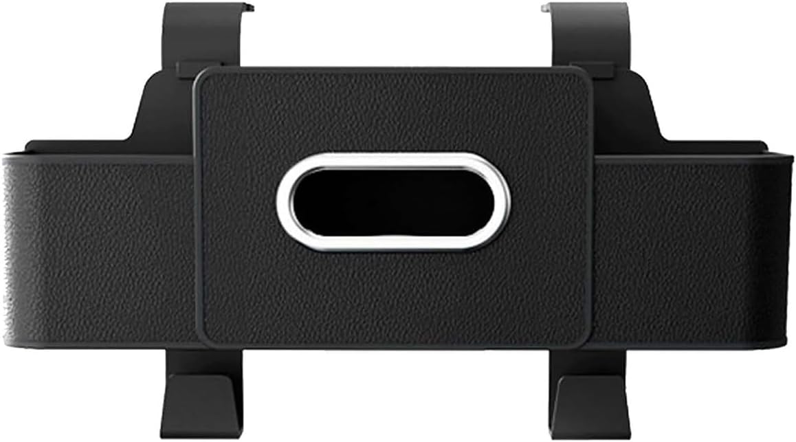 XAUCY Car Backseat Organizer Leather Interior Storage Bag With Tissue And Water Cup Holder Auto Accessories For Hanging Seat Back 1PCS(Brown)