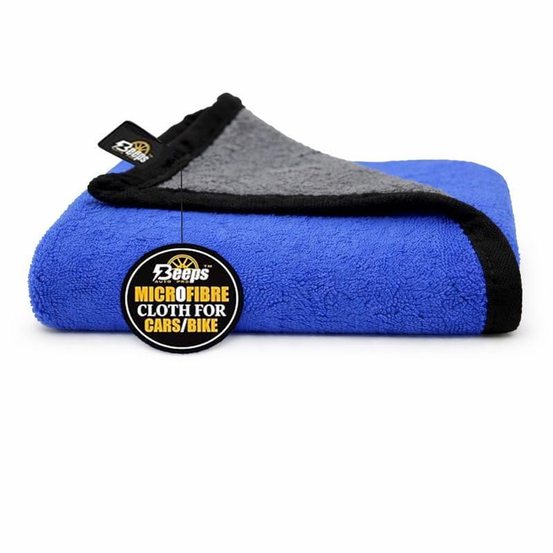 BEEPSAUTOPRO 500 GSM Microfiber Cleaning Towel – Ultra Soft, Highly Absorbent, Lint-Free – for Car & Bike Cleaning, Detailing & Drying – 1 Piece-picture-19