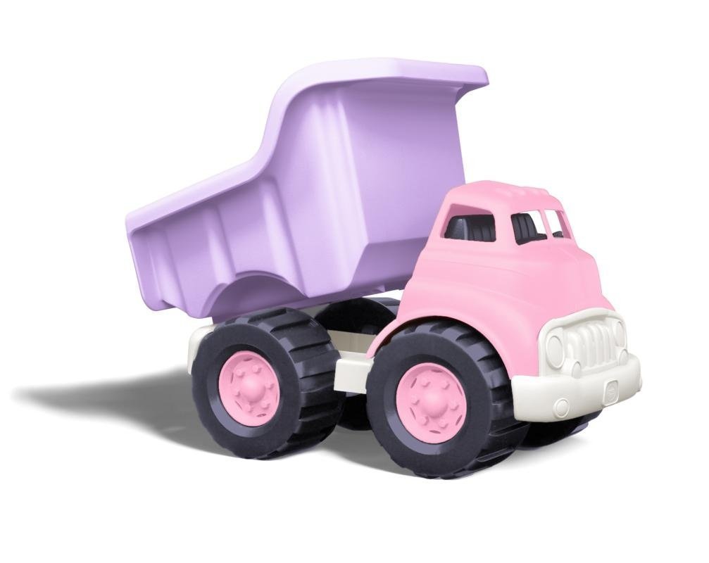 Dump Truck in Pink Color - BPA Free, Phthalates Free Play Toys for Improving Gross Motor, Fine Motor Skills. Play Vehicles