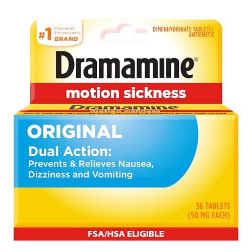 Dramamine Original, Motion Sickness Relief, 36 Count