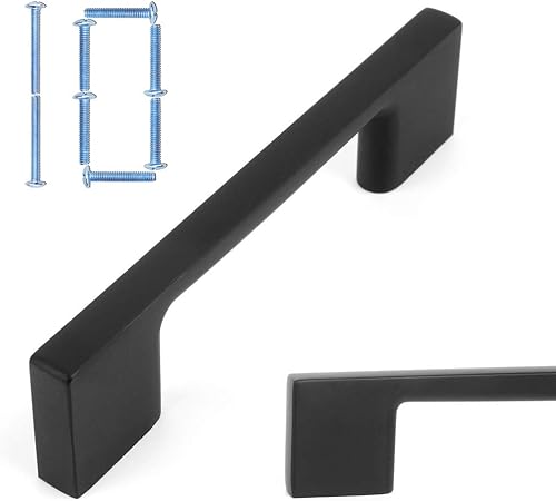 Miniatura 1 de Koofizo UZP01 Manija cuadrada para puertas de muebles y cajones de dormitorio baño armario escritorio cómoda cocina