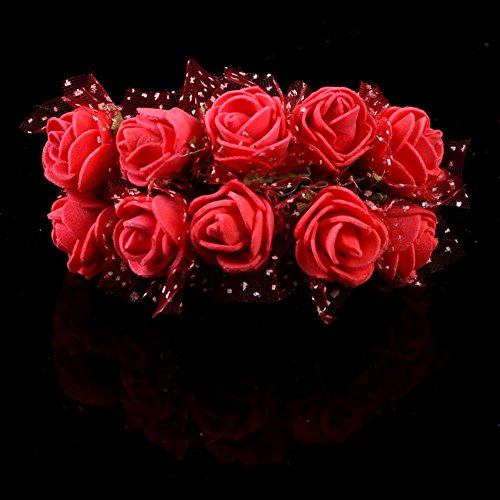 iSpchen Butterme 144 Piezas Mini Espuma Artificial Elegante Boda farsante Ramos de Flores Rosa Flores Manualidades casa decoraci¨®n del Jard¨ªn Bricolaje