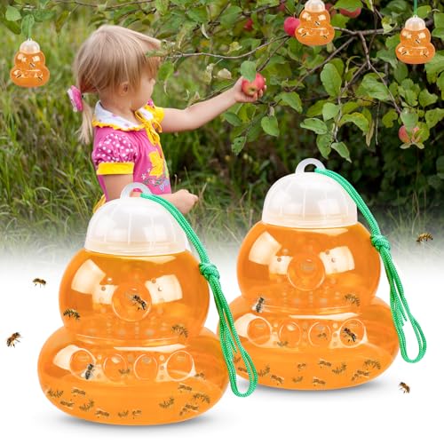 Wasp Trap Bee Traps Catcher, Wasp Trap Outdoor Hanging, Wasp Repellent Deterrent...