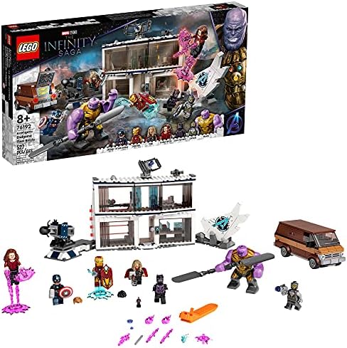 LEGO Marvel Avengers: Endgame Final Battle 76192 Collectible Building Kit; Battle Scene At The Avengers Compound (Multicolor) 527 Pieces, Kid
