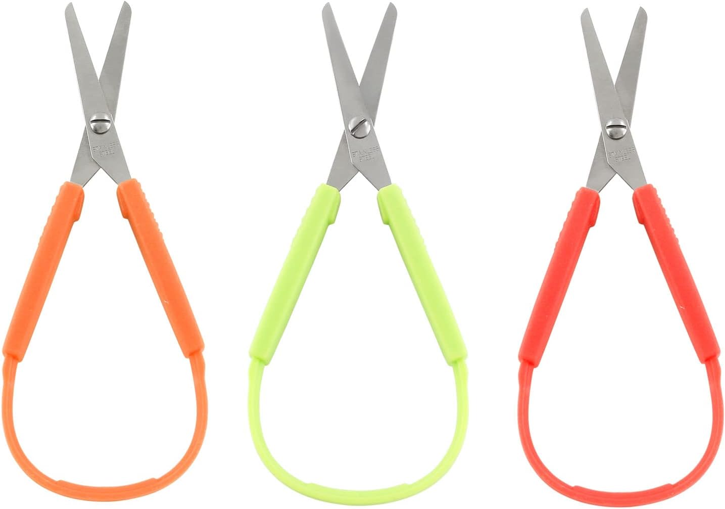 Amazon.com: School Smart V-Shape Blunt Tip Training Scissors, 5 Inches ...