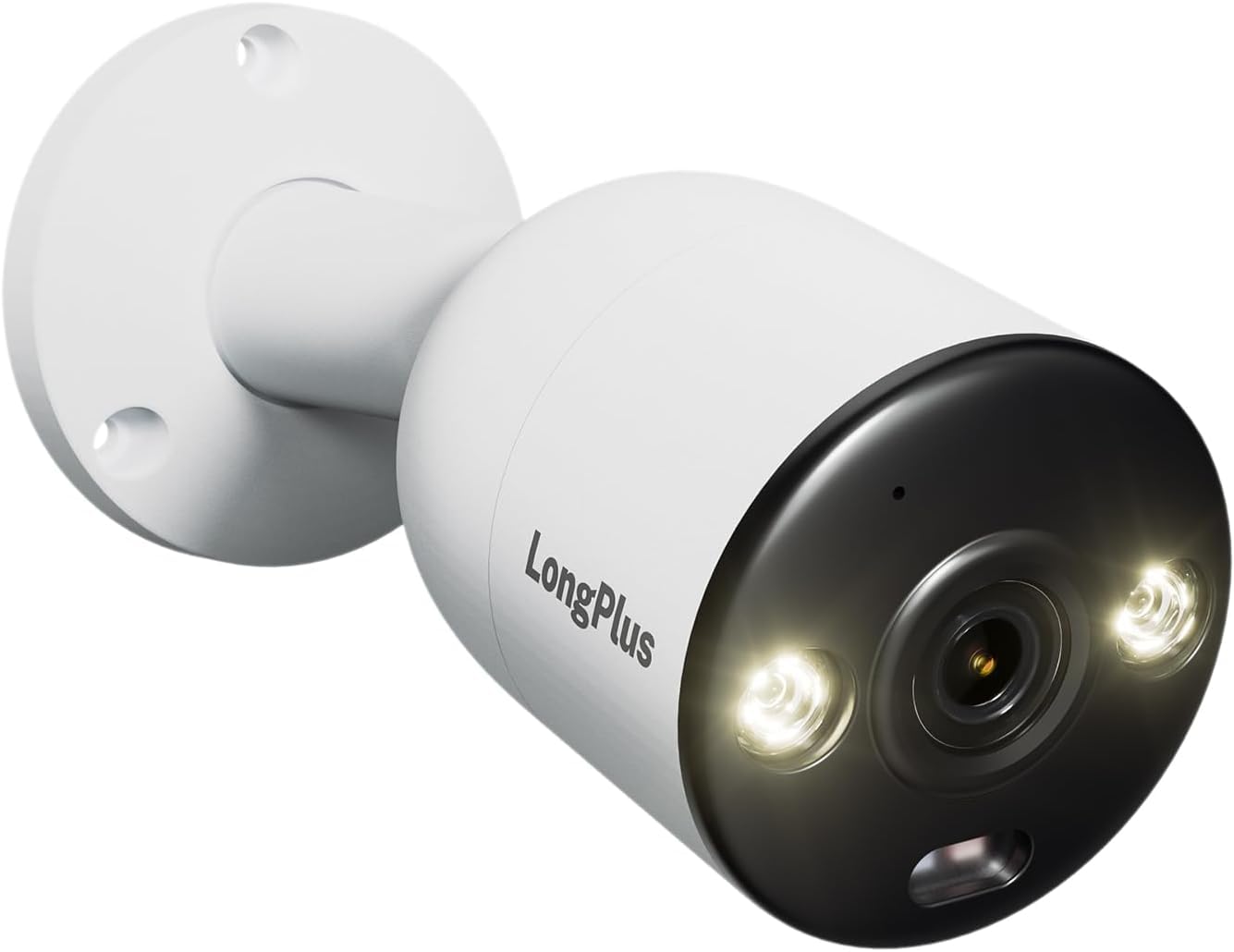 LongPlus 12MP UHD Poe Wired Security Camera Outdoor for Security Cameras System, Cameras for Outdoor Home Security Spot Lights Color Night Vision, Strobe Light Alarm &amp; Sound CP12B1