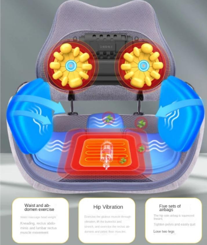 Lucario Pain Relief Coccyx Cushion,Waist Buttocks Massager Back Massage Seat Cushion Office Chair Cushion for Butt, Sciatica, Pelvic Floor, Grey Lucario Pain Relief Coccyx Cushion,Waist Buttocks Massager Back Massage Seat Cushion Office Chair Cushion for Butt, Sciatica, Pelvic Floor, Grey