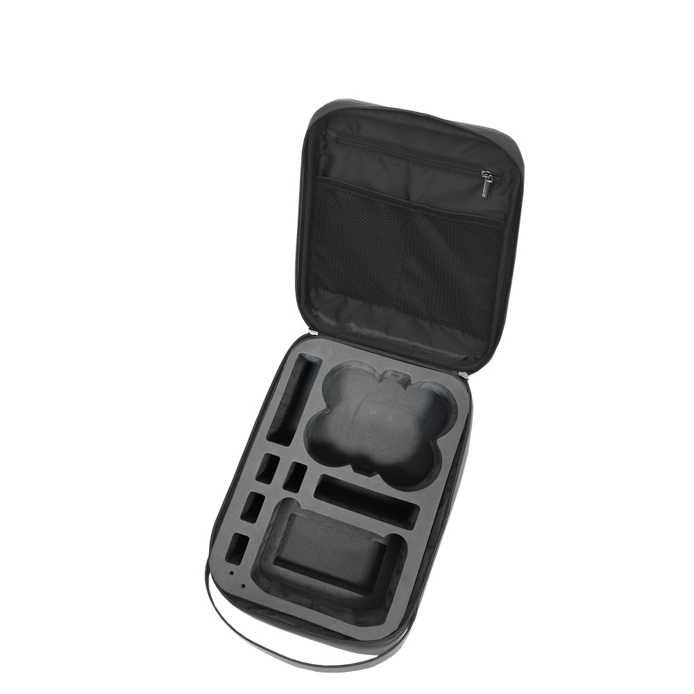 Borsa a tracolla per DJI NEO, custodia rigida portatile da viaggio grande borsa per drone zaino borsa da viaggio a guscio duro per accessori drone per DJI Neo (Grigio scuro)