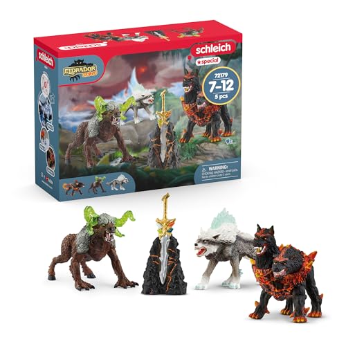 SCHLEICH ELDRADOR Creatures | Starter Set 72179 mit Höllenhund,...