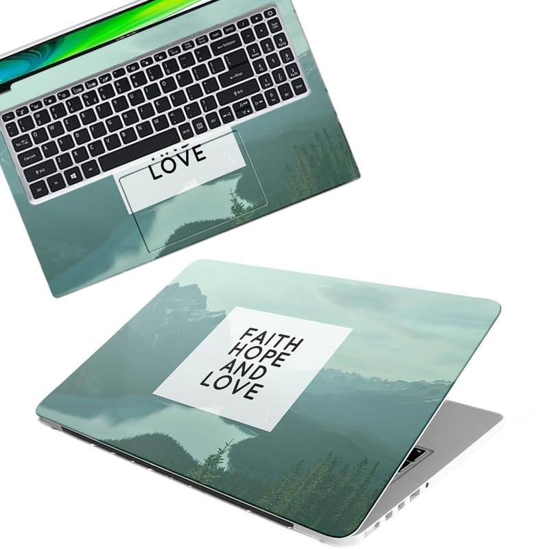 Galaxsia DSGN 500 Full Body Laptop Skin Bubble-Free| Laminated & Removable | HD Quality Sticker for Laptops Upto 15.6 Inches Compatible with Hp/Dell/Acer/Lenovo/Asus etc