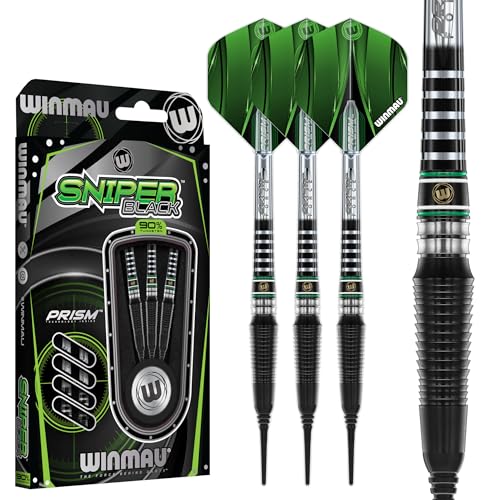 WINMAU Sniper Black V2 90% Freccette Soft Darts