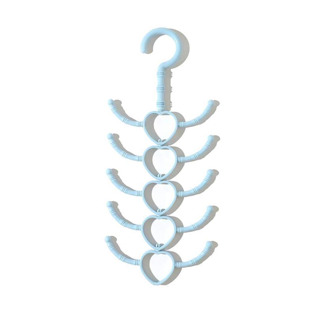 MOBYGKFY 10 Claws Rotatable Clothes Hangers Multi-purpose Rack Hook Hanger Tie Scarf Coat Rack Plastic Hooks Shoes Belts Hanging Rack New(D)