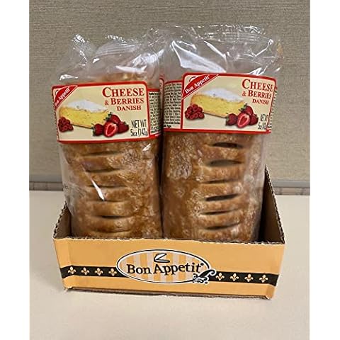 Bon Appetit Cheese & Berry Danish, 5 Ounce (Pack of 8) Cover