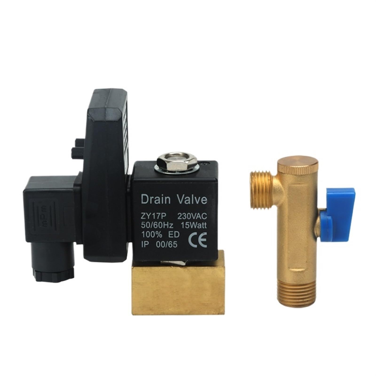 Válvula de drenaje electrónica ZY17P dividida válvula de drenaje de 4 minutos compresor de aire tanque de gas válvula de drenaje automático