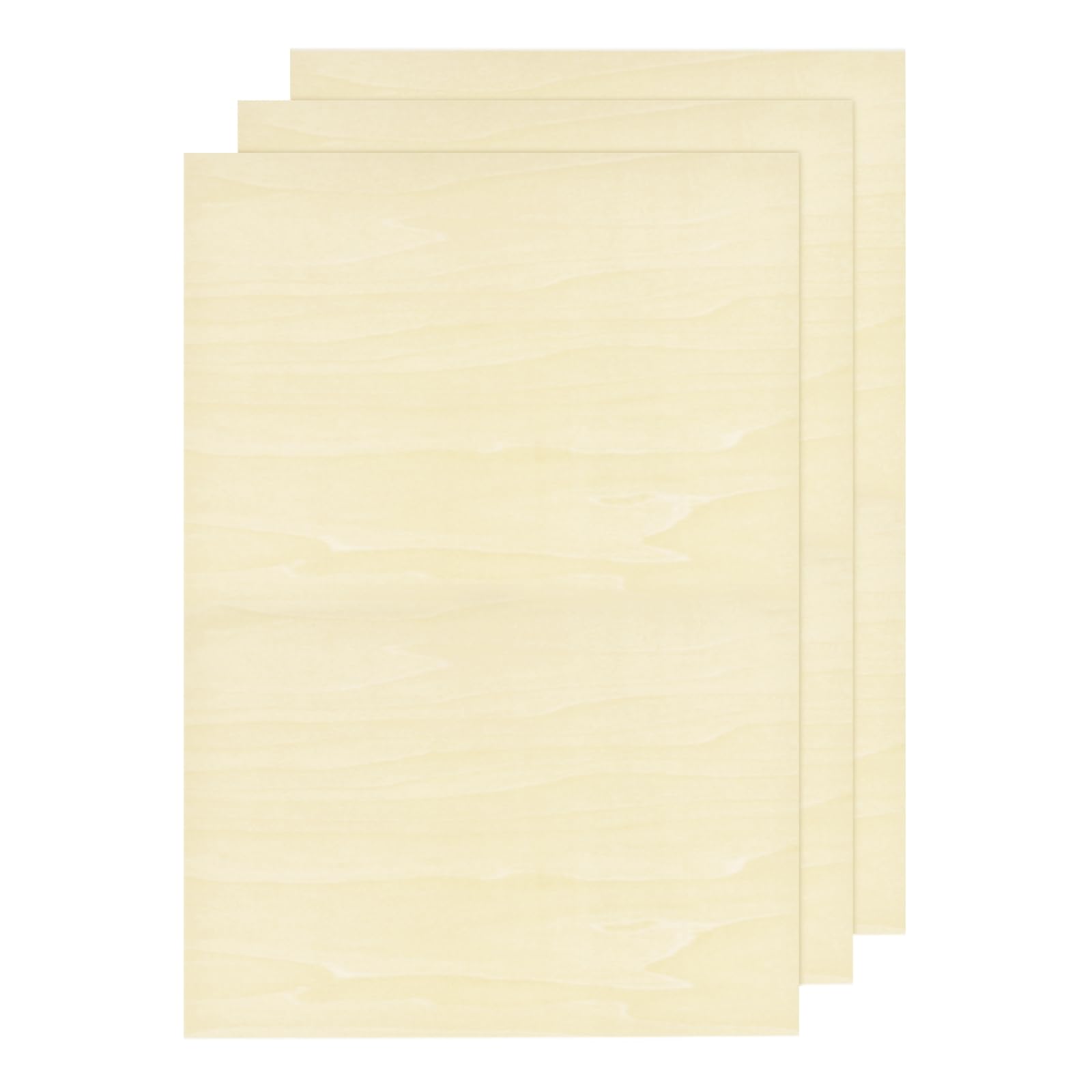 Photo 1 of MECCANIXITY 3pcs Basswood Sheets 18 x 12 x 5/16 Inch Unfinished Wood Boards Plywood for DIY Crafts Laser Cutting with Smooth Surfaces