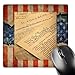 Price comparison product image 3dRose mp_99535_1 8 x 8-Inch Us Constitution Mouse Pad