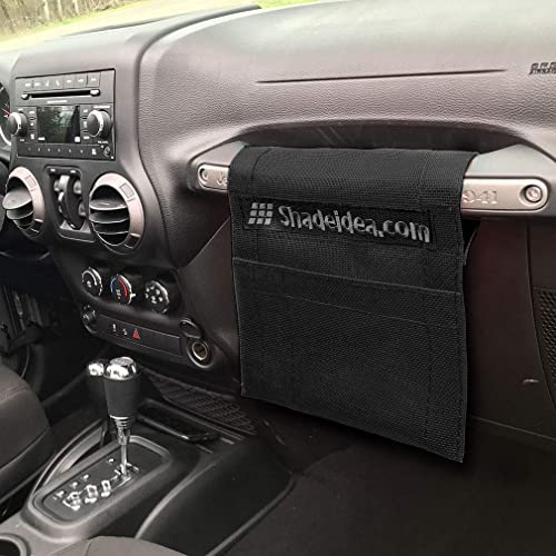 Image of Tonneau Cover for Jeep Wrangler Back Trunk Cargo Cover JK 4-Door, Black