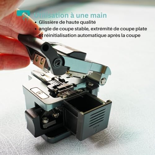 Cliveuse fibre optique en alliage d'aluminium idéale pour les interventions FTTH complexes