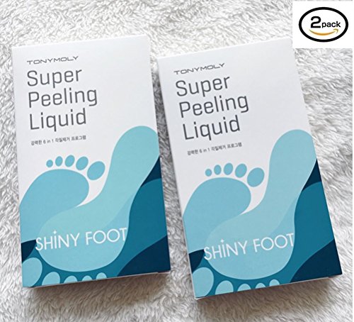 2 Pack of Korea Cosmetic Foot Super Peeling Liquid 0.85 fl. oz, ship from amazon warehouse in US by standard shipping
