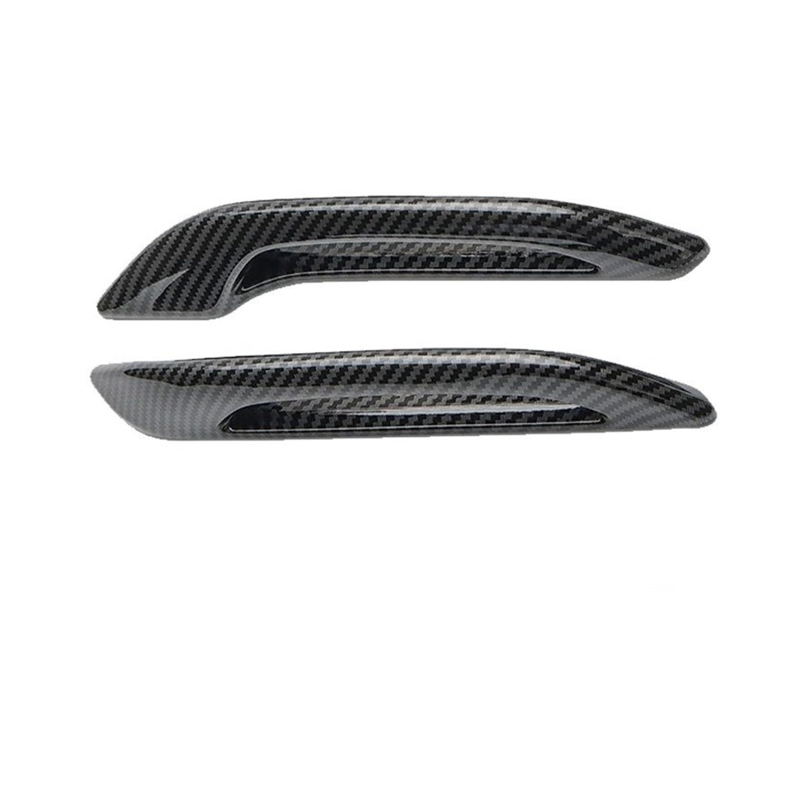 Nokrgqw Bright Carbon 2Pcs Left Handle Passenger Door Handles For Tesla For Model Y For Juniper 2025 Abs Antifreeze Handle Stickers Patch Cover(Bright Carbon 2Pcs)