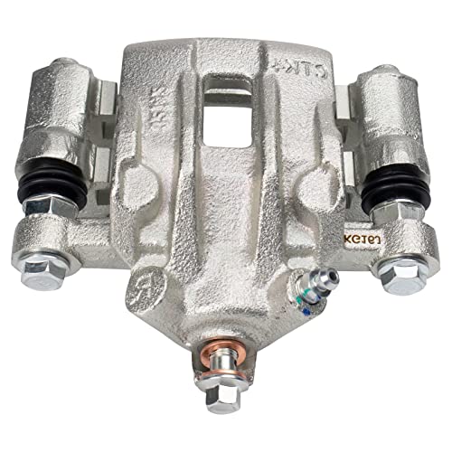 Image of TRQ Rear Left Brake Caliper w /Bracket Drivers Side