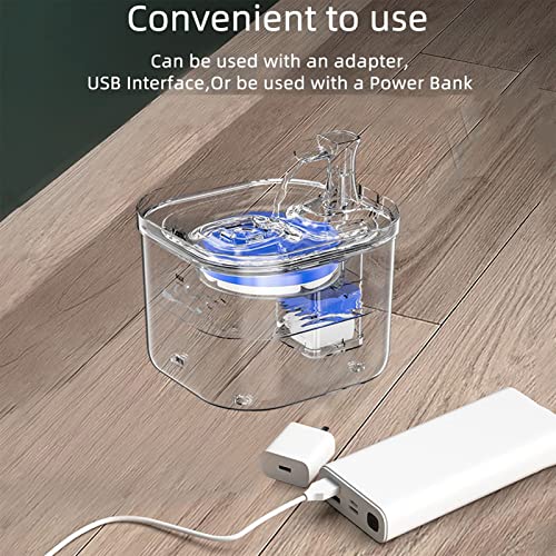 Fuente de agua automática para gatos con sensor inteligente miniatura 6