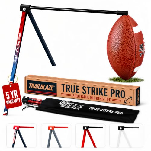Trailblaze True Strike Pro Football Kicking Tee - Ultimate Football Tee Compatible with All Ball...